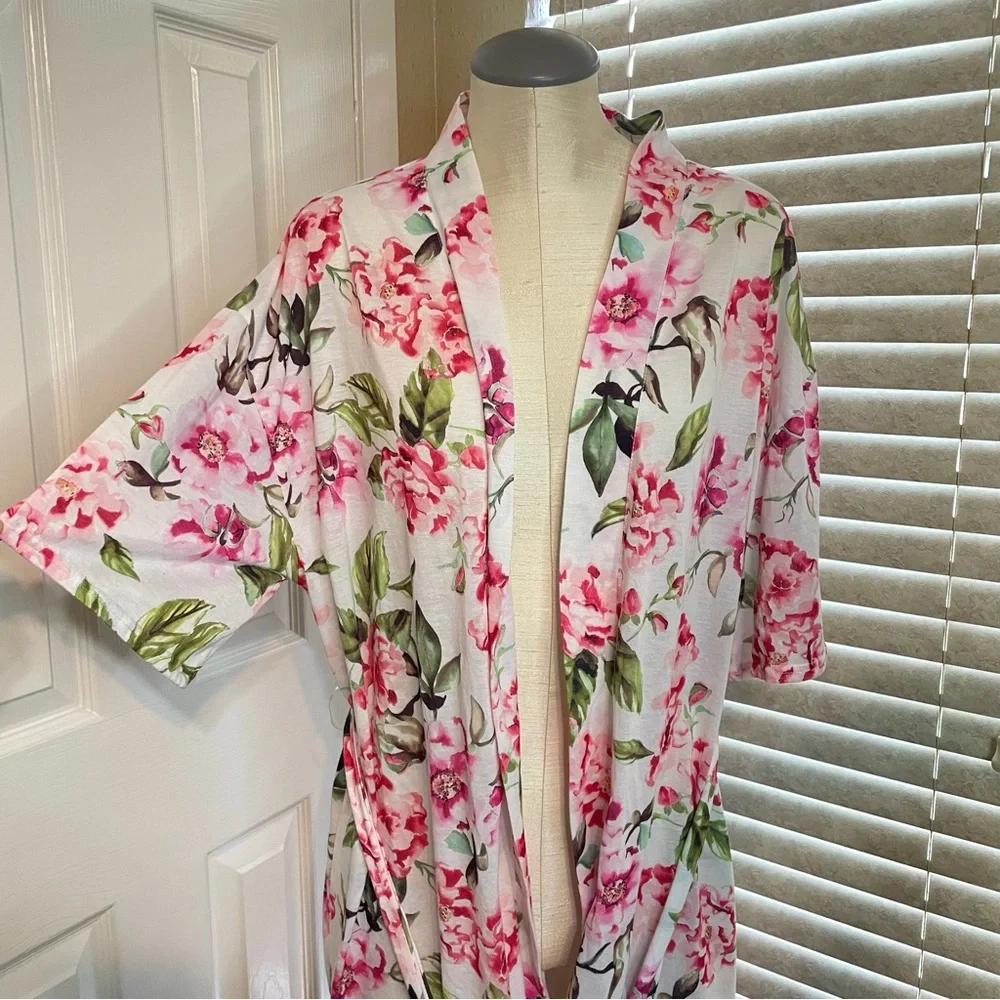Show Me Your MuMu Floral Print Brie Robe O/S